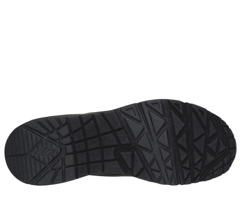 Black Skechers Uno - Easy Air Women's Slip On | QMDV-34758