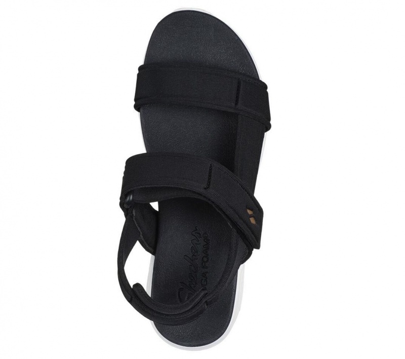 Black Skechers Uno - Summerstand2 Women's Sandals | JSAH-14036