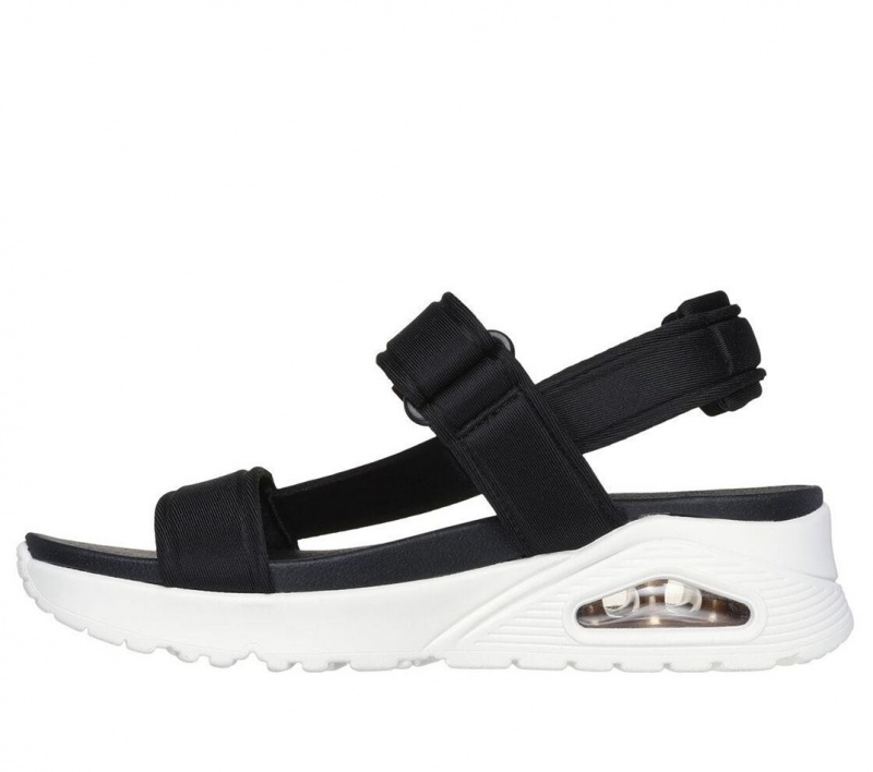 Black Skechers Uno - Summerstand2 Women's Sandals | JSAH-14036