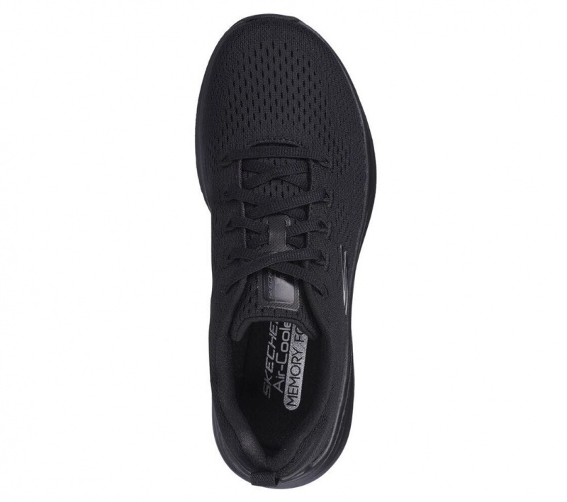 Black Skechers Vapor Foam - Fresh Trend Women's Sneakers | UHNO-51082