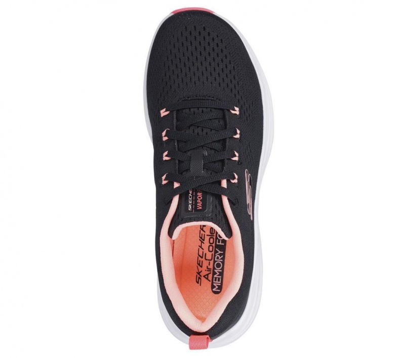 Black Skechers Vapor Foam - Fresh Trend Women's Sneakers | XZMF-37526