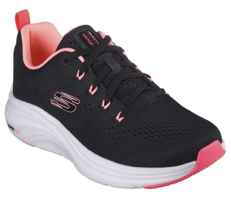 Black Skechers Vapor Foam - Fresh Trend Women's Sneakers | XZMF-37526