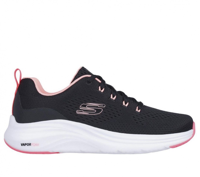 Black Skechers Vapor Foam - Fresh Trend Women\'s Sneakers | XZMF-37526