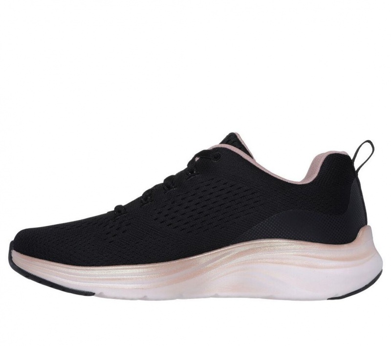 Black Skechers Vapor Foam - Midnight Glimmer Women's Sneakers | SOKC-56824