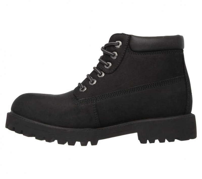 Black Skechers Verdict Men's Boots | VCGZ-42081