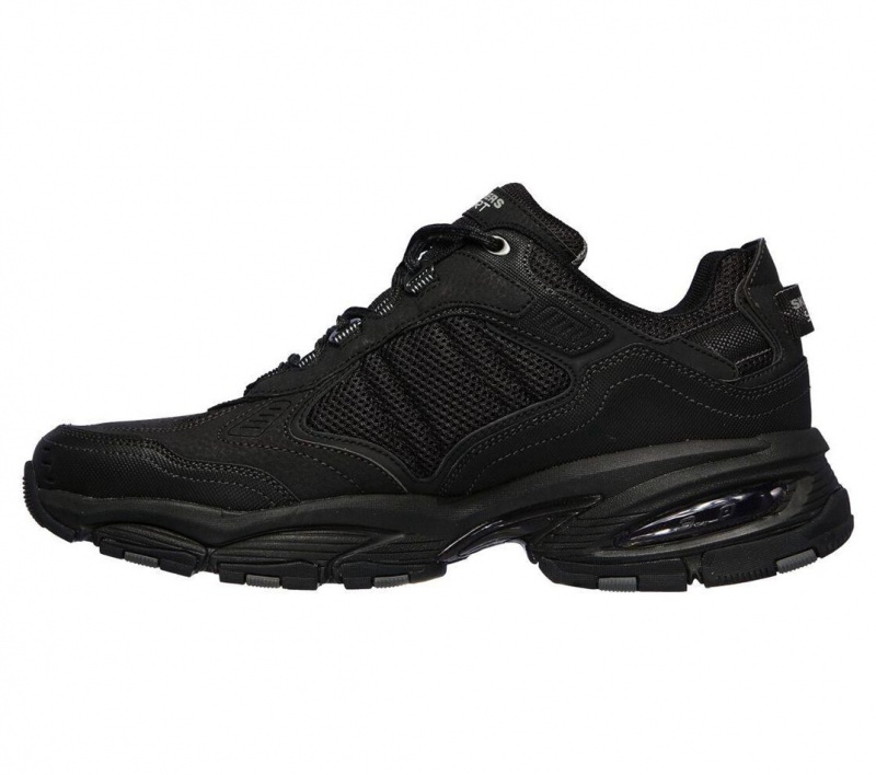 Black Skechers Vigor 3.0 Men's Sneakers | UXPC-84259