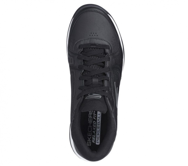 Black Skechers Viper Court Smash Men's Sneakers | NYLC-54831