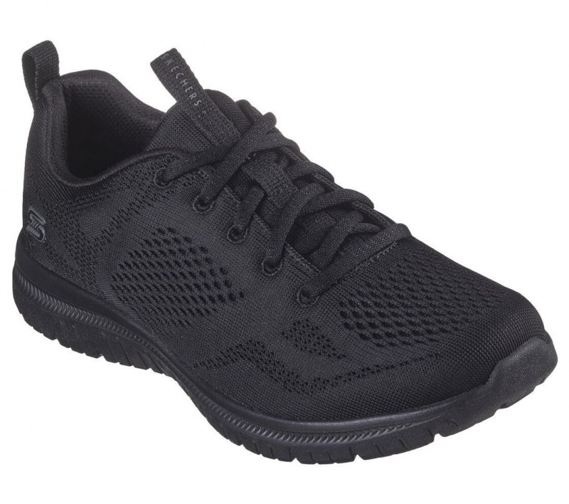 Black Skechers Virtue - Ambrosia Women's Walking Shoes | ZQKM-80123