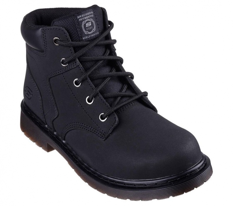 Black Skechers Work: Amray St Women's Boots | ZIXK-31947