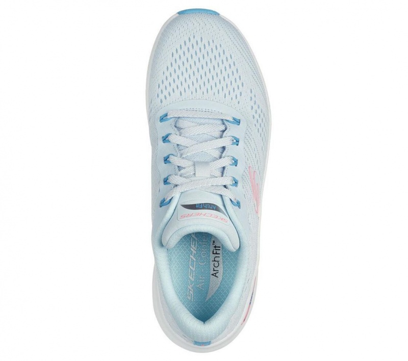 Blue Skechers Arch Fit 2.0 - Big League Women's Sneakers | NFWD-02415