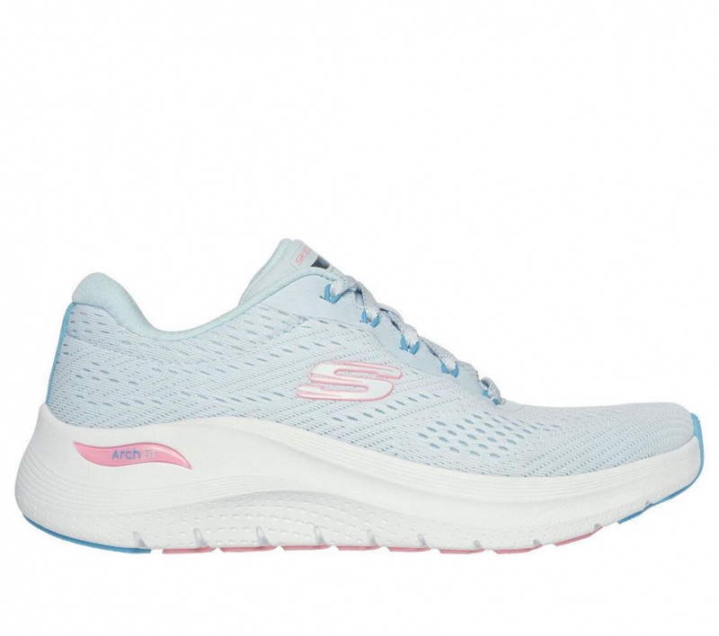 Blue Skechers Arch Fit 2.0 - Big League Women\'s Sneakers | NFWD-02415