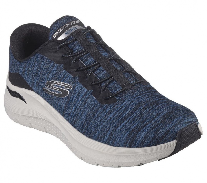 Blue Skechers Arch Fit 2.0 - Upperhand Men's Sneakers | PNKE-35102