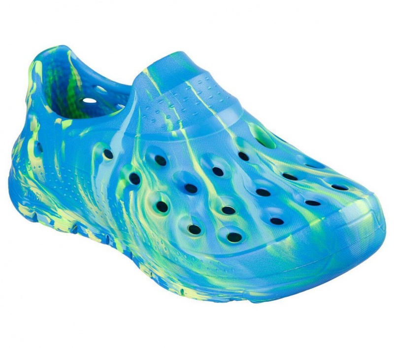 Blue Skechers Arch Fit Go Foam - Whirlwind Men's Sandals | FOMX-71458