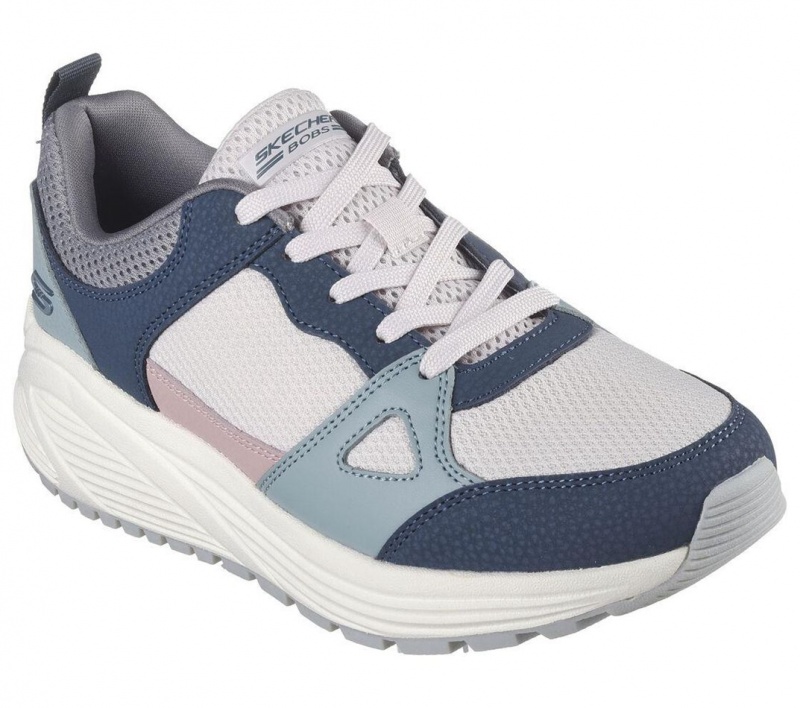 Blue Skechers Bobs Sport Sparrow 2.0 - Retro Clean Women's Sneakers | CZVU-16942