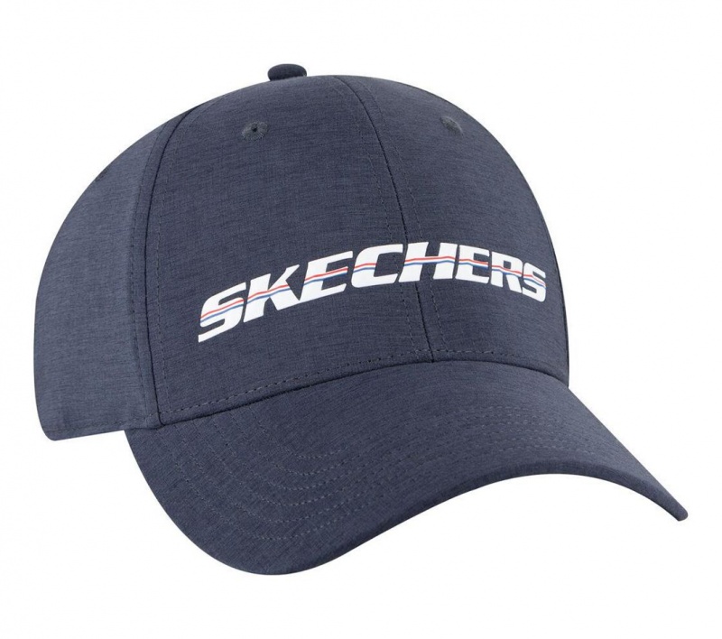 Blue Skechers Booming Baseball Men's Hats | KLRG-81479