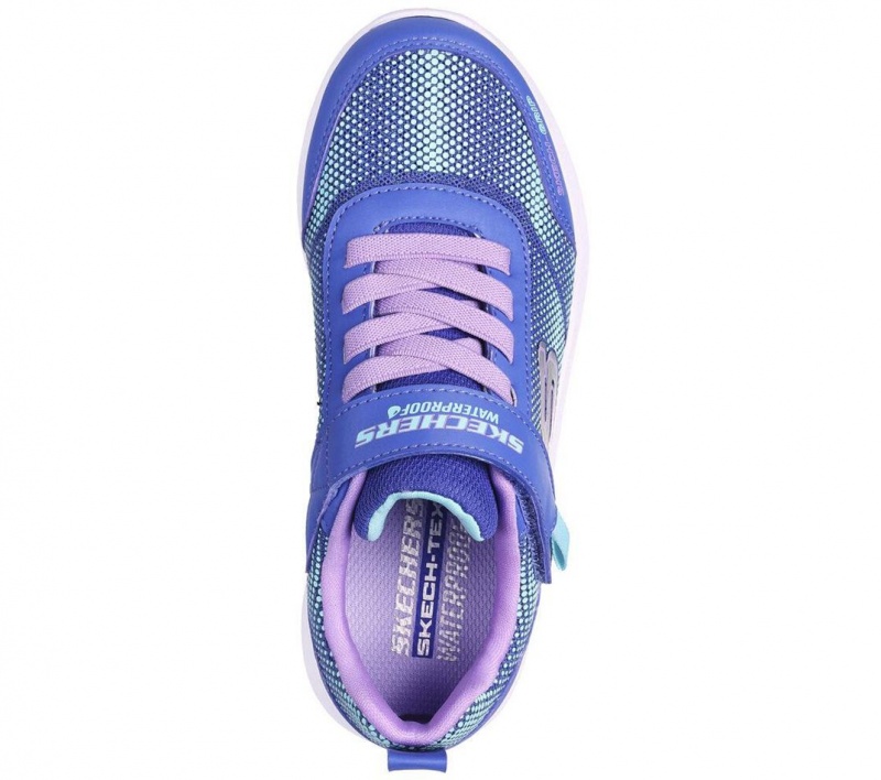 Blue Skechers Dynamic Tread - Journey Time Girls' Sneakers | TEMX-78256