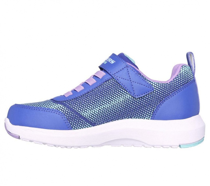 Blue Skechers Dynamic Tread - Journey Time Girls' Sneakers | TEMX-78256