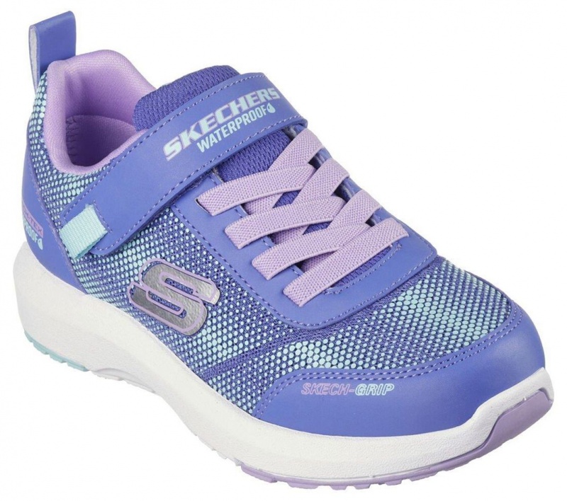 Blue Skechers Dynamic Tread - Journey Time Girls' Sneakers | TEMX-78256