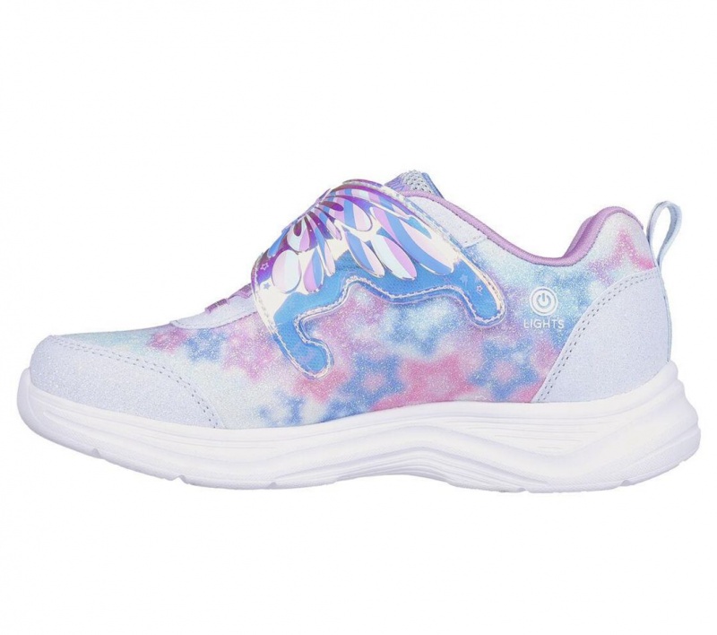 Blue Skechers Glimmer Kicks - Magical Wings Girls' Sneakers | CSFB-68419