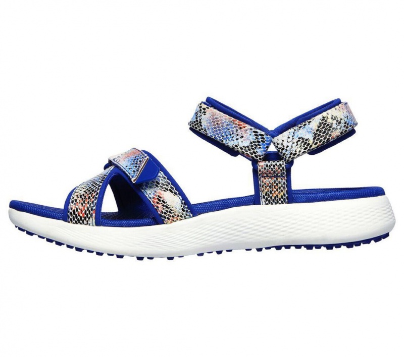 Blue Skechers Go Golf 600 - Charms Women's Sandals | XOJI-48301