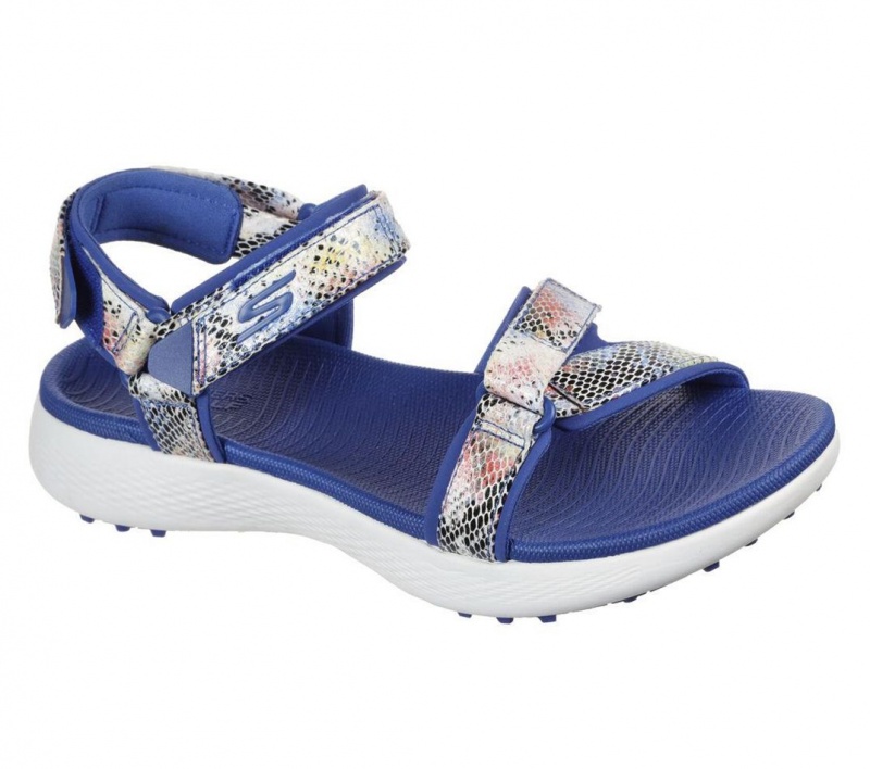 Blue Skechers Go Golf 600 - Charms Women's Sandals | XOJI-48301