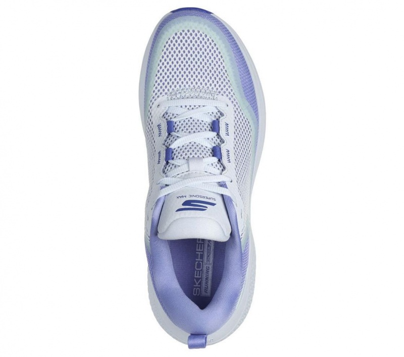 Blue Skechers Go Run Supersonic Max Women's Sneakers | QNUO-69734