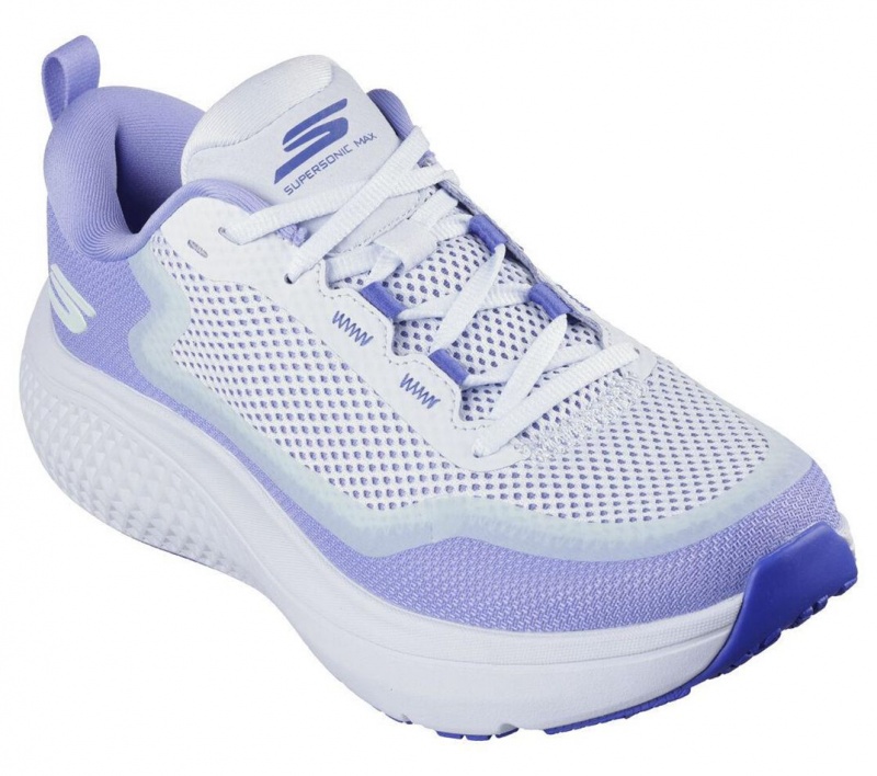 Blue Skechers Go Run Supersonic Max Women's Sneakers | QNUO-69734