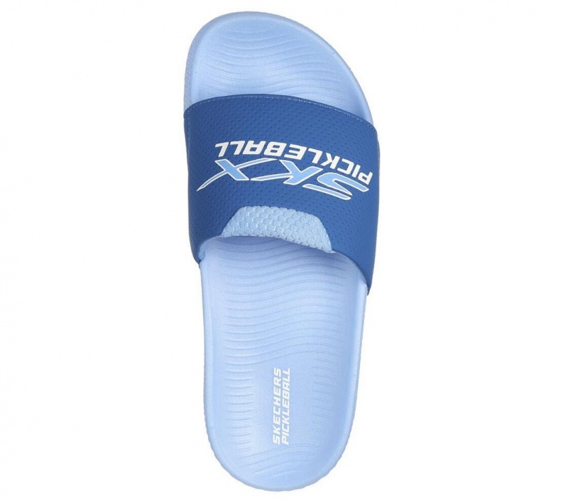 Blue Skechers Hyper Slide - Revive Women's Sandals | ZGYN-79134