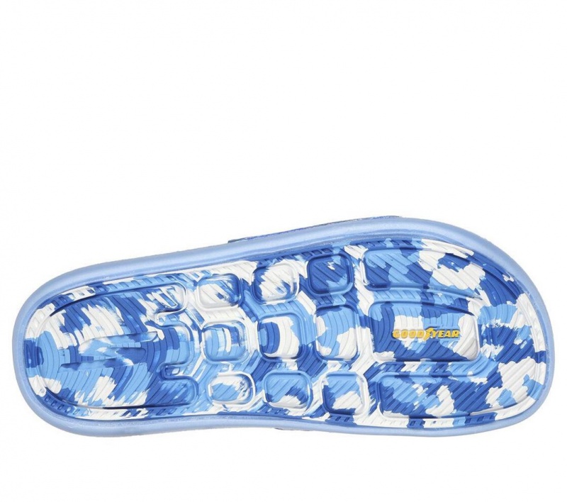 Blue Skechers Hyper Slide - Revive Women's Sandals | ZGYN-79134