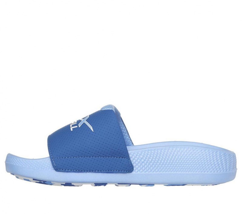 Blue Skechers Hyper Slide - Revive Women's Sandals | ZGYN-79134