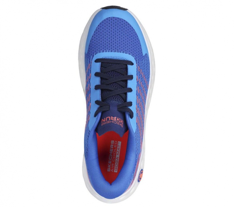 Blue Skechers Max Cushioning Hyper Craze Bounce Men's Sneakers | VLIZ-72680