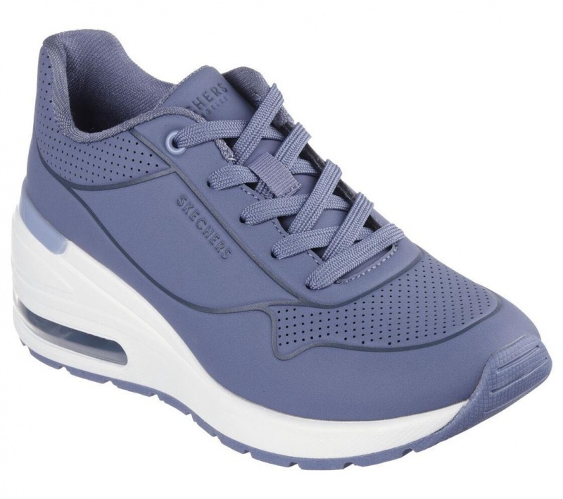 Blue Skechers Million Air - Higher Lifted Women's Walking Shoes | JMAY-24719