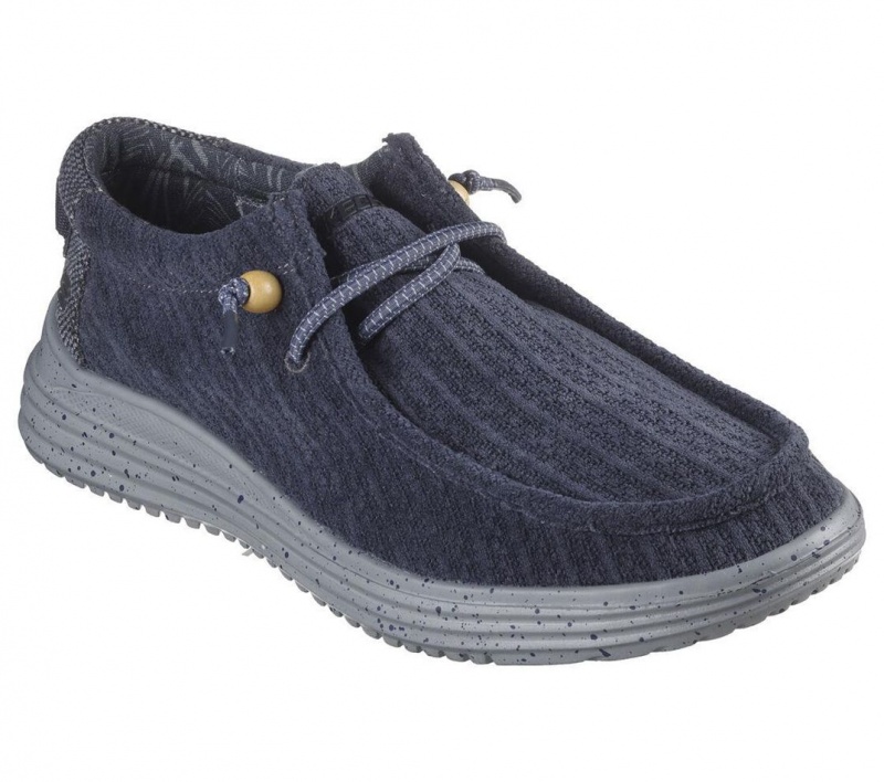 Blue Skechers Proven - Hunwick Men's Boat Shoes | ONRT-65702