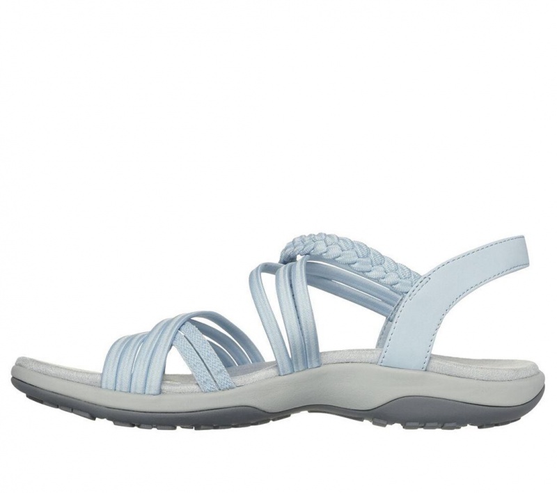 Blue Skechers Reggae Slim - In-love Women's Sandals | QVLU-78352