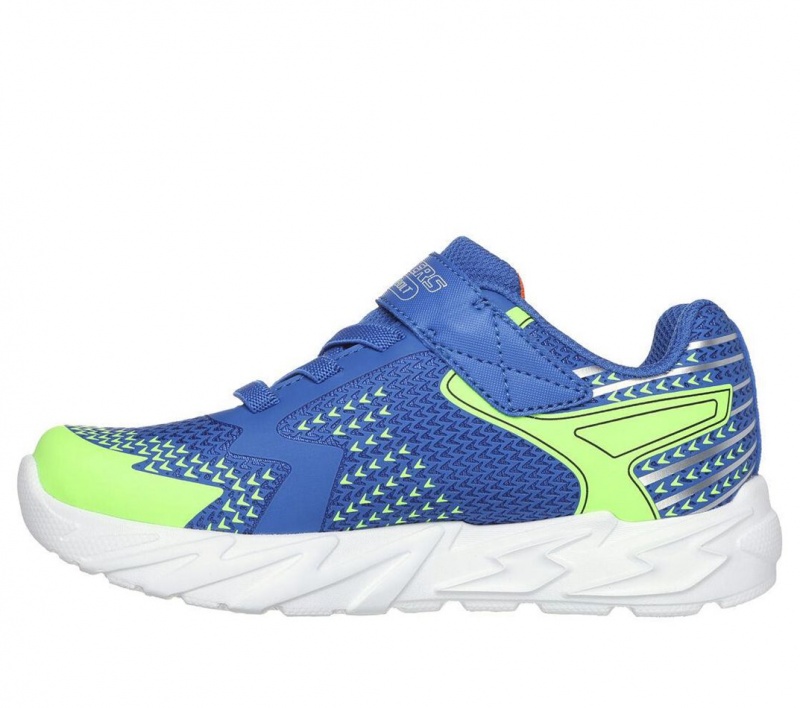 Blue Skechers S Lights: Flex-glow Bolt Boys' Sneakers | PDZB-93514