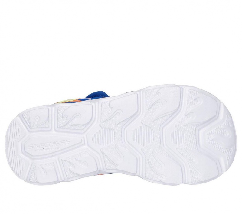 Blue Skechers S Lights: Thermo-flash - Heat Tide Boys' Sandals | BNAJ-71046