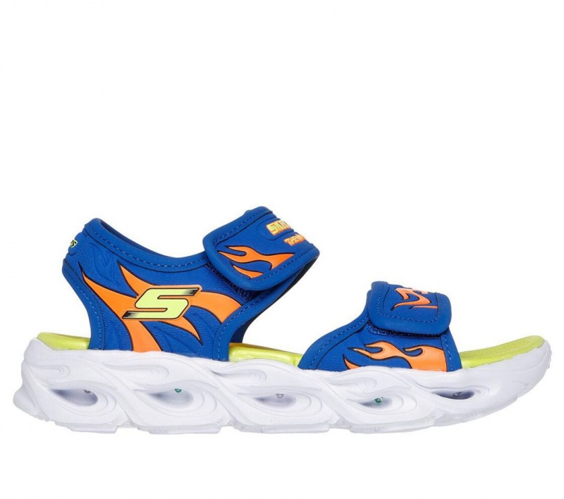 Blue Skechers S Lights: Thermo-flash - Heat Tide Boys\' Sandals | BNAJ-71046