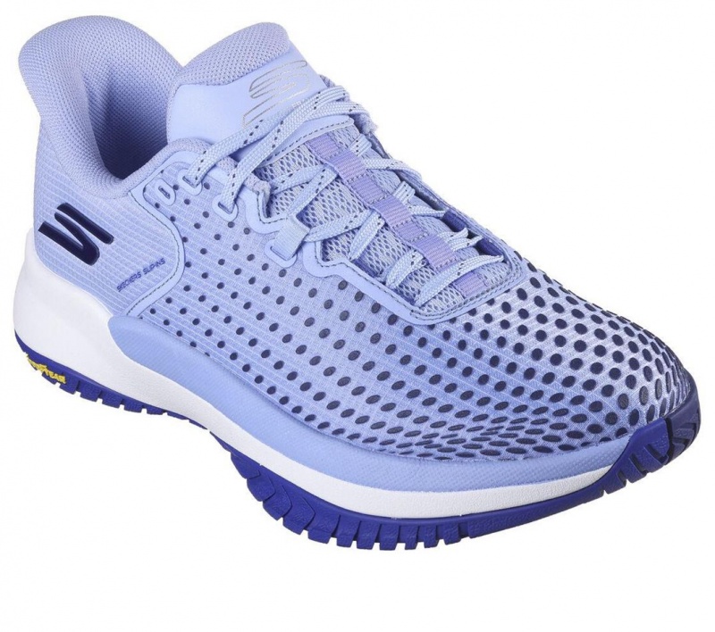 Blue Skechers Slip-ins: Viper Court Pro Elite Women's Sneakers | RBEK-02315