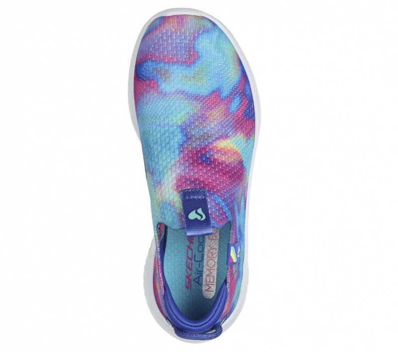 Blue Skechers Ultra Flex 3.0 - Ombre Envy Girls' Sneakers | THBD-41780