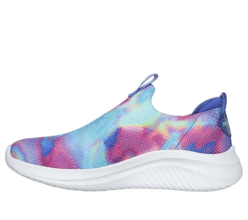 Blue Skechers Ultra Flex 3.0 - Ombre Envy Girls' Sneakers | THBD-41780