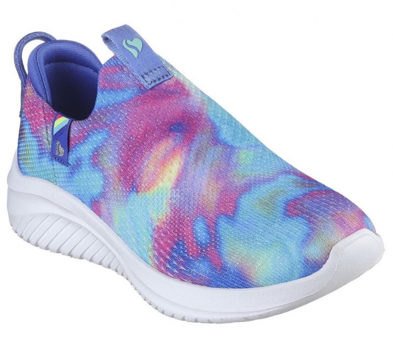 Blue Skechers Ultra Flex 3.0 - Ombre Envy Girls' Sneakers | THBD-41780