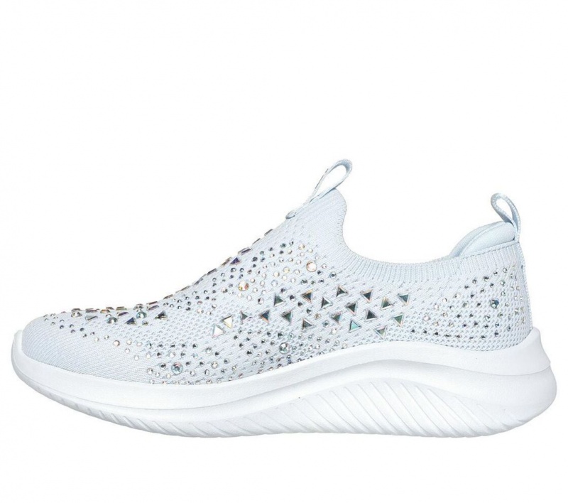 Blue Skechers Ultra Flex 3.0 - Sparkle Show Stopper Girls' Sneakers | BWVN-23809