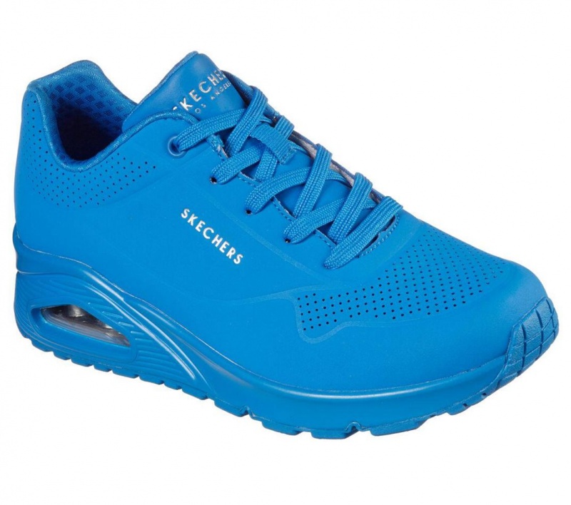 Blue Skechers Uno - Night Shades Women's Sneakers | RMDA-18095