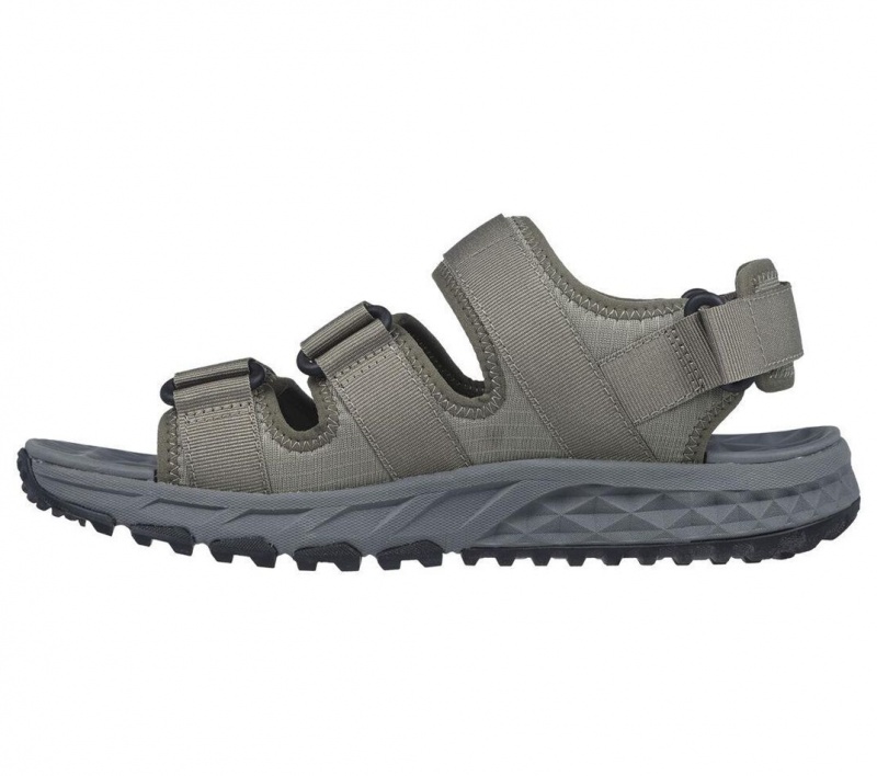 Brown Skechers Escape Plan Trail Men's Sandals | YMZN-78605