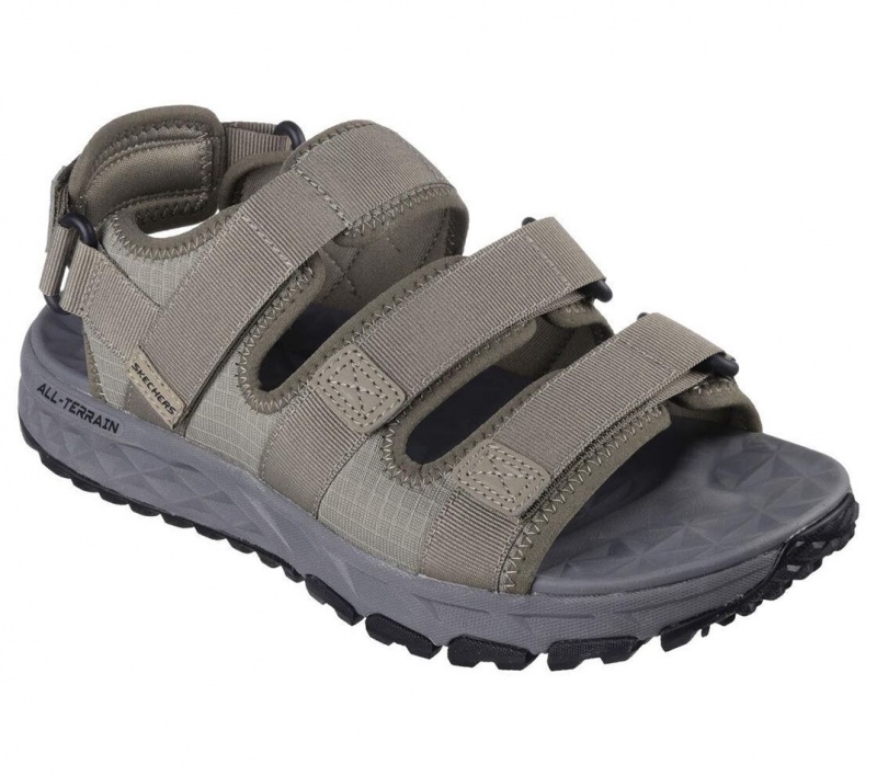 Brown Skechers Escape Plan Trail Men's Sandals | YMZN-78605