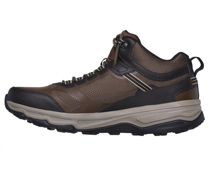 Brown Skechers Go Run Trail Altitude - Element 2 Men's Sneakers | FAJE-03678