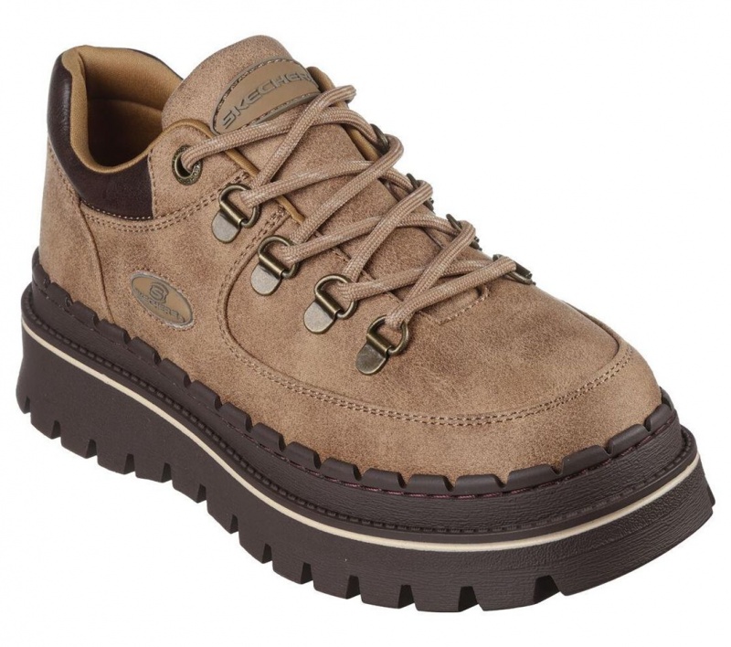 Brown Skechers Jammers - Say Goodbye Women's Boots | JLNV-72946