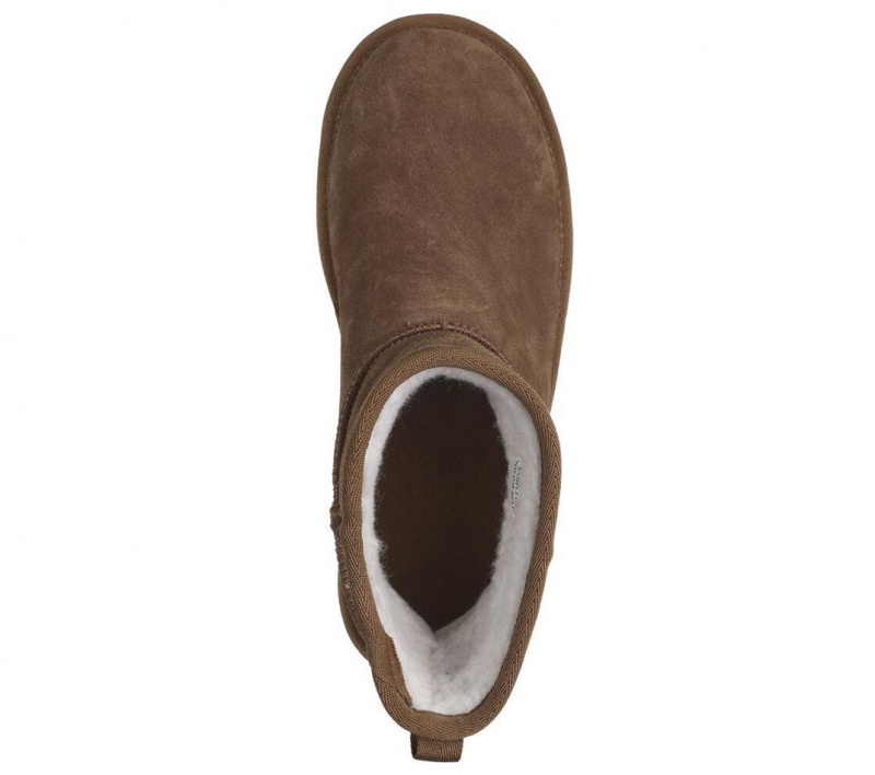 Brown Skechers Keepsakes Stacked Women's Boots | PGMD-53947