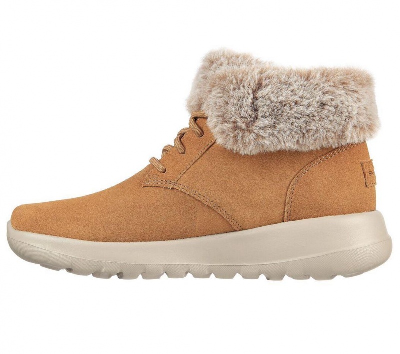 Brown Skechers On The Go Joy - Plush Dreams Women's Boots | EYKD-20794