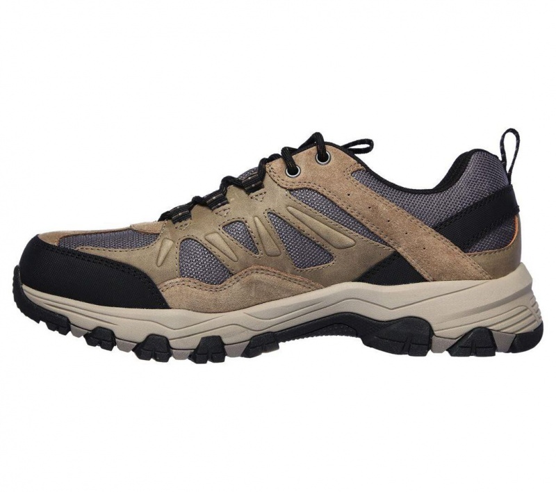 Brown Skechers Relaxed Fit: Selmen - Enago Men's Walking Shoes | TOIW-23690